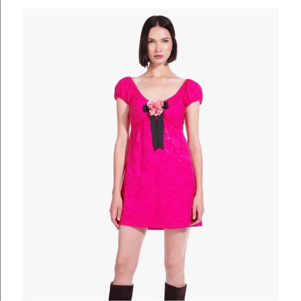 NWT Staud Hibiscus Dress | Peony Size 4